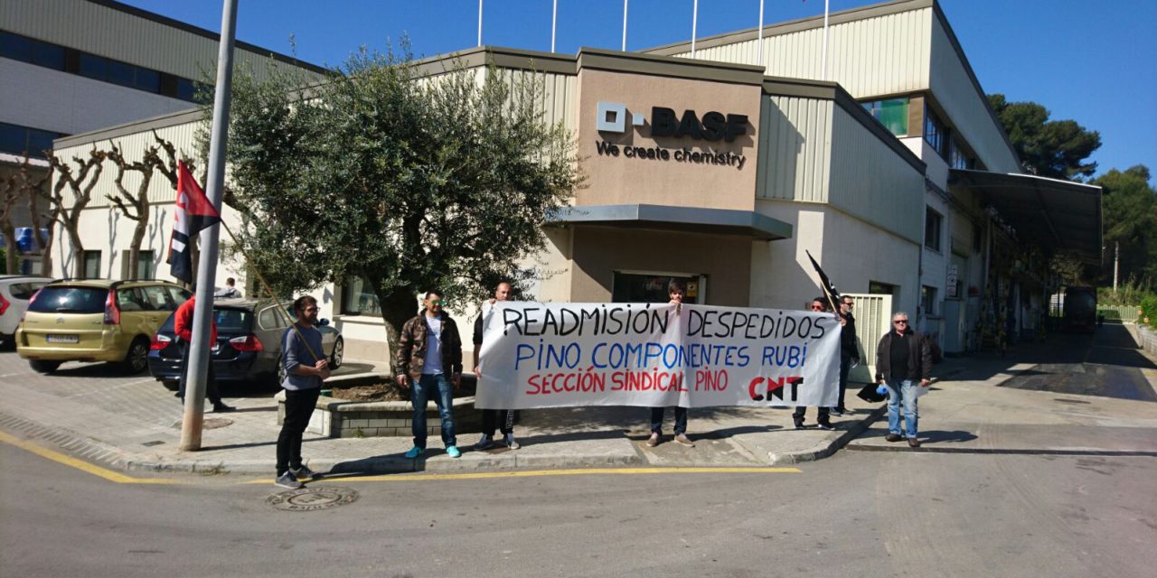 [Sindical] La gerència de Pino Componentes no readmet als sindicalistes acomiadats